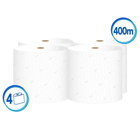 Toalla de papel 4 Rollos X 400 Metros jumbo Basics Scott 30212071