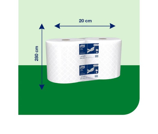 Toalla de papel rollo Hoja Simple 2X280 MT Tork TO55005