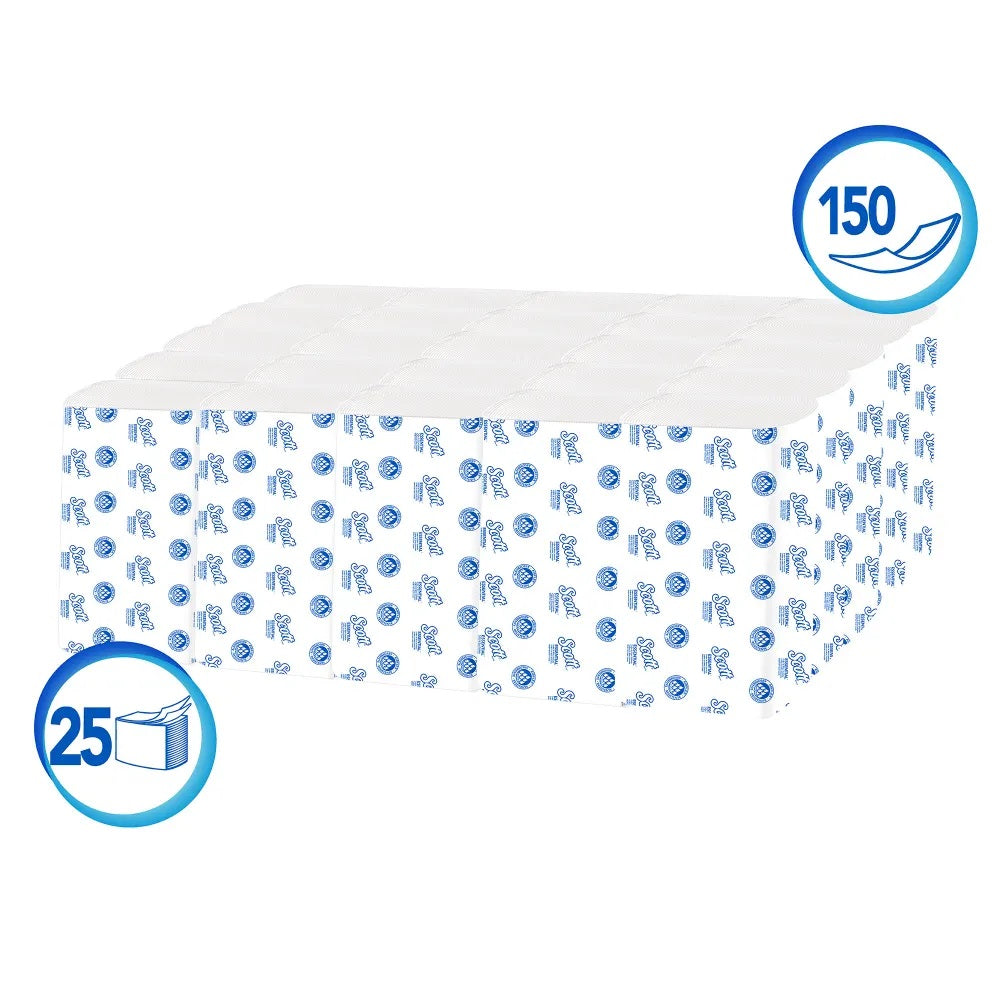 Toalla interfoliada 25 Paquetes X 150 Hojas essential Scott 30228392