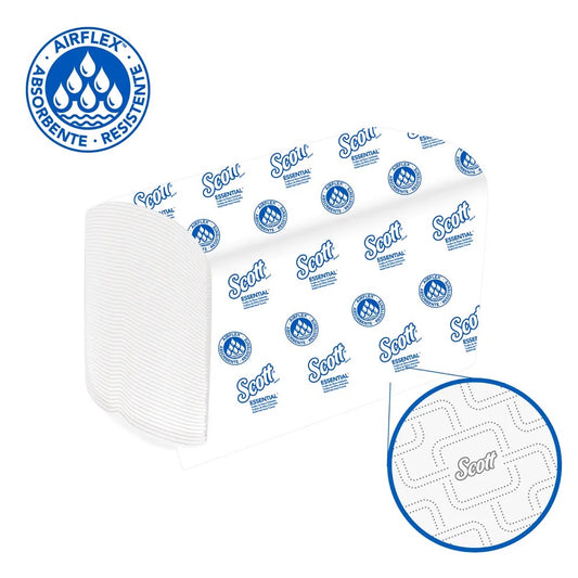 Toalla interfoliada 25 Paquetes X 150 Hojas essential Scott 30228392